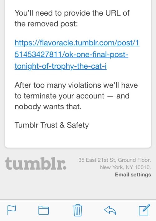 On the one hand, I&rsquo;m genuinely glad that Tumblr @staff are taking steps to get rid of the 