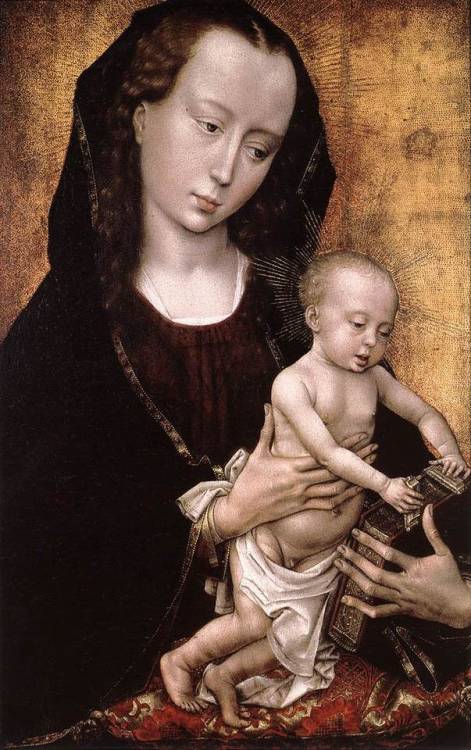 koredzas:Rogier van der Weyden - Madonna and Child. 1460