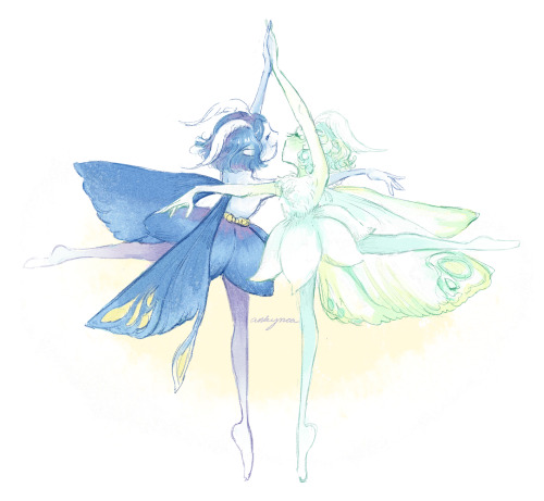 forget me not and lily of the valley fairy gfs for the twitter florasona event