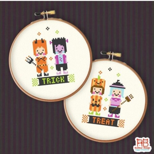 If you still want a cute halloween cross stitch ideas, here it is  . . #crossstitch #crosstitch #cro