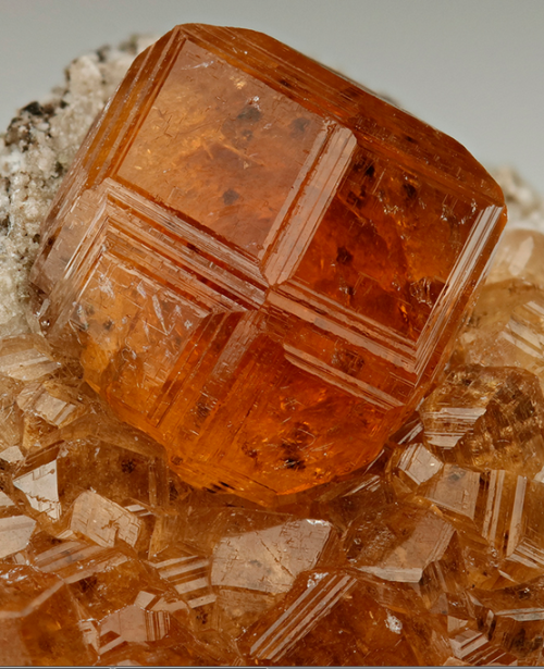 Hessonite - Jeffrey Mine, Asbestos, Richmond Co., Quebec, Canada