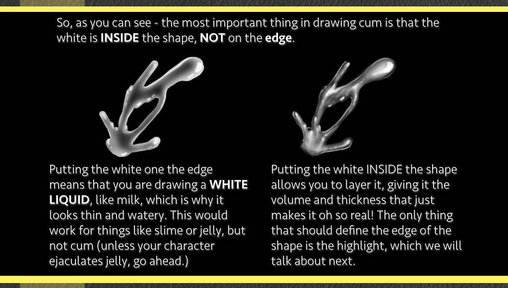 How To Draw Cum