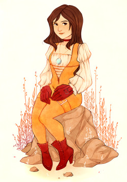 benveydraws:    ✧ princess garnet ✧