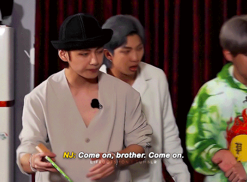 Namjoons Endless English During The Hunminjeongeum Game
