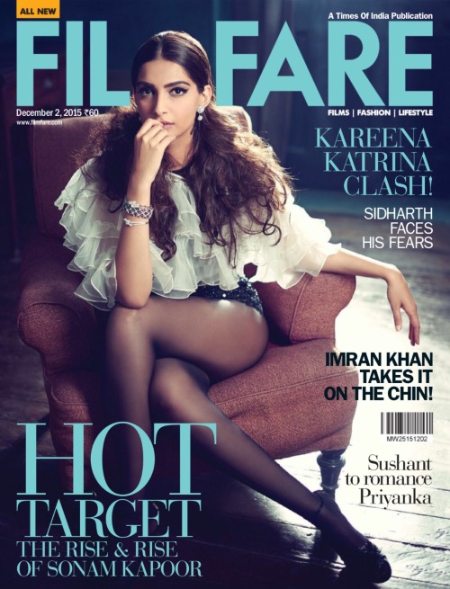 pawansbrownsweater: Sonam Kapoor → Filmfare Magazine