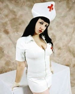 mistressxena:  Nurse. 2005. by Ed Emering. pic for #tbt #throwbackthursday #kinkychicks #naughty #fetish #medicalfetish