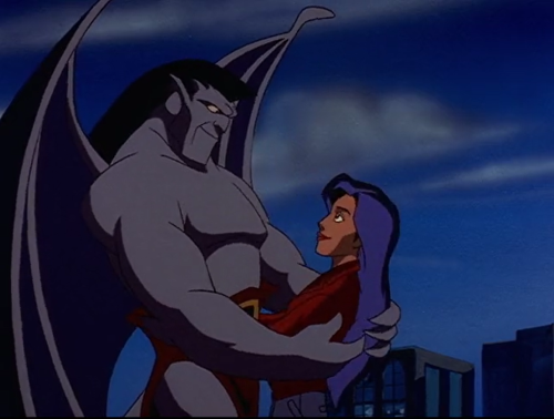 romancemedia: Goliath and Elisa in Gargoyles: Season 3