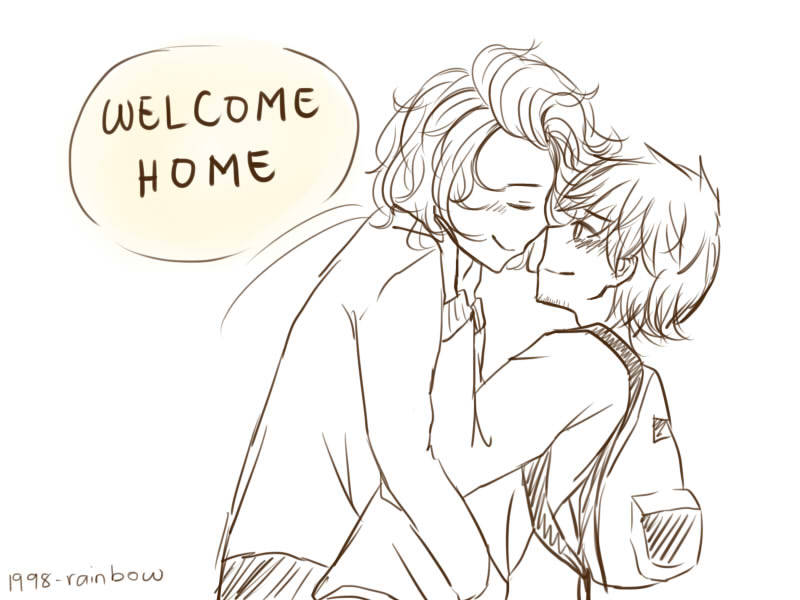 1998-rainbow:  Location update: Louis is in LAI think Louis and Harry are cuddling
