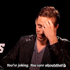 officialbrucespringsteen-deacti:Tom Hiddleston: Unable to handle how sexy people think he is
