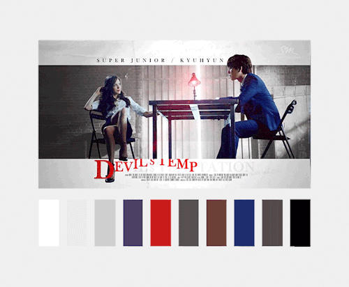 eunmyhaed:  Super Junior Devil Color Palettes