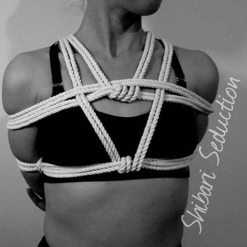 Absolutely love our new cotton rope and playing around with a chest harness variation . . . . . #shi