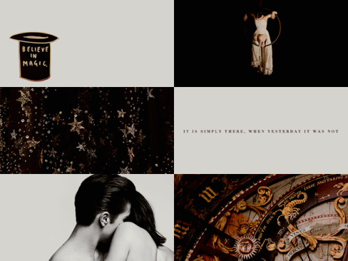 ladyeowyn:Le Cirque des Rêves. Some in the crowd smile knowingly, while others frown and look 