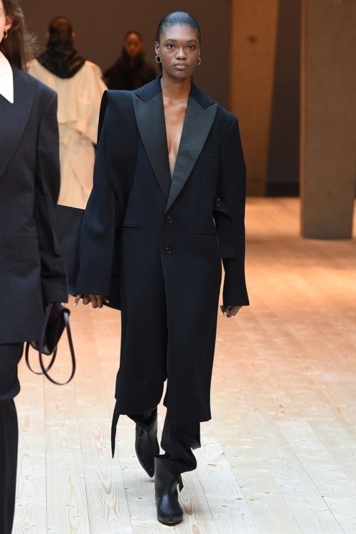 Naki Depass | Céline, Fall 2017 RTW| @vogue​(14/40 looks worn by WoC)