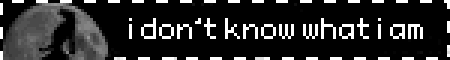 i dont know what i am