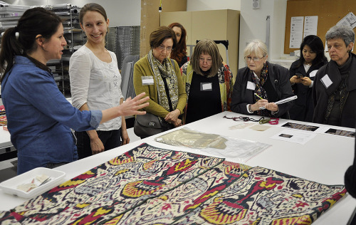 Visitors enjoyed a rare peek inside the museum’s Avenir Foundation Conservation and Collections Reso