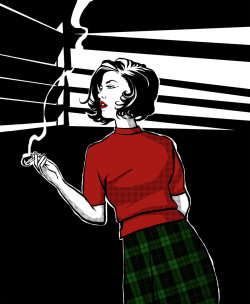 twinpeaksart:Audrey Horne by mutus-liber