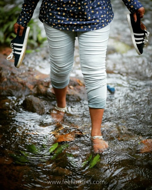 feetanklets:  “We travel not to escape life but for life not to escape us.” . . Model @___lavenderlady  . . #travel #travelphotography #travelling #travelgram #traveltheworld #traveler #anklets #ankletslove #silver #shoe #kerala #keralamodel #kerala360