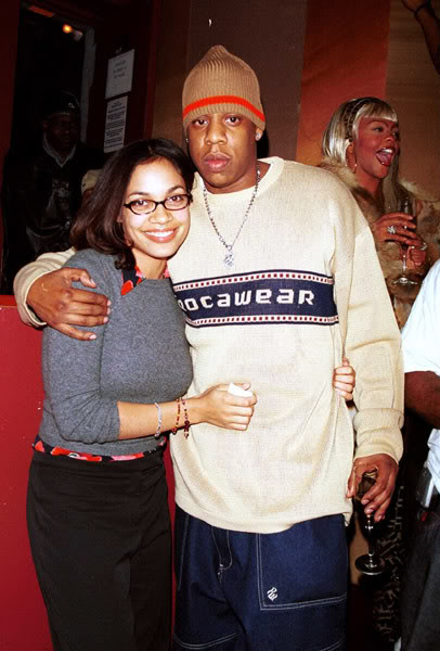 linrenzo:  aintnojigga:  Jay-Z and his girlfriend of three years, Rosario Dawson.