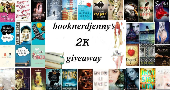 booknerdjenny:  Guessed who reached 2K!! yup i now have 2000 fabulous followers!