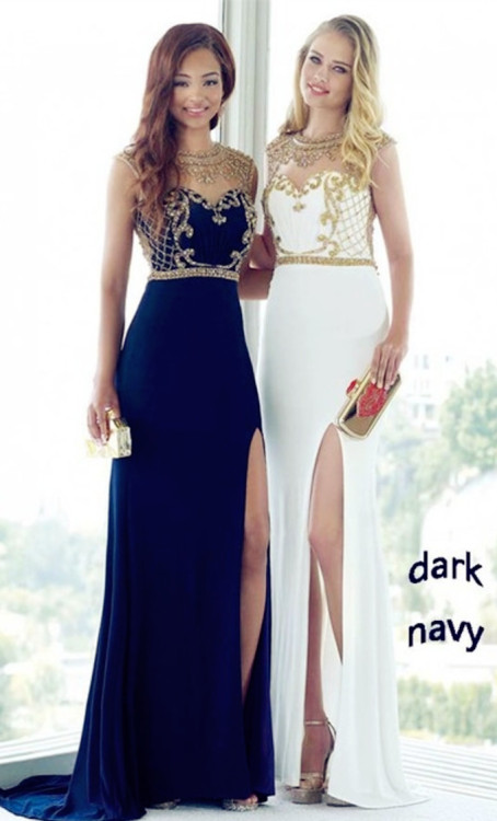 Black high low prom dresses 2016