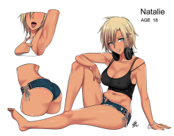 a-titty-ninja:  「Natalie」 by Xtermination | Facebook๑ Permission to reprint was given by the artist ✔.