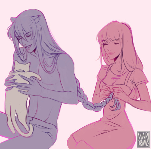 imaridraws: Quick sketch before I get in bed, since I started to rewatch Inuyasha I’ve been do