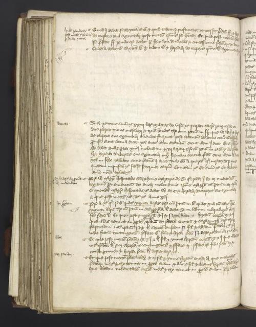 LJS 61 Register of writs, written in London, ca. 1407 with menus ca. 1427, when Robert Nevill was ma