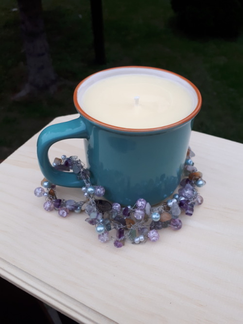 Coffee Mug Candles www.mistymorningsco.com