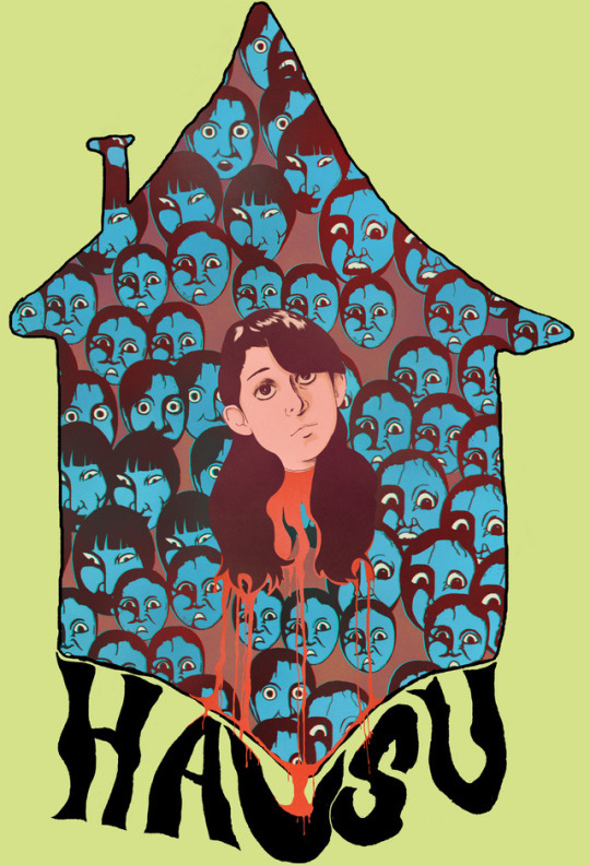 hausu movie poster