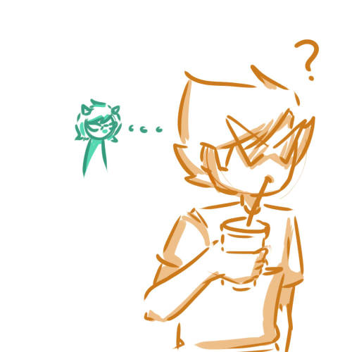 ask-d-strihousehold:TT: What?TT: Chill, it’s just an orange cream soda.