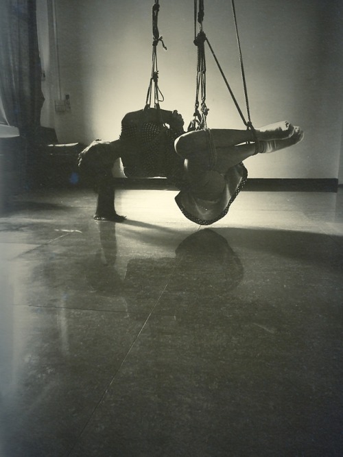 untitledminor:  Be home.  Model: Kit Rope bondage by me