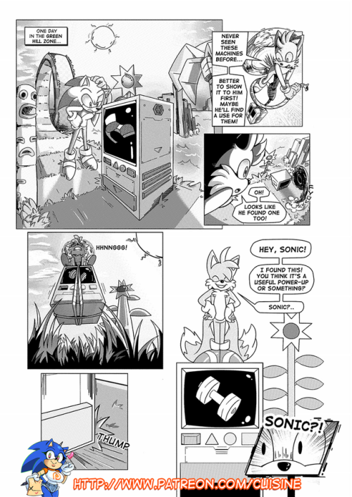 sonicthebabe: fortunegentlemen:  sonicthebabe:   Unbreakable Bond the comic will be available in its full 20-page glory on 22nd of September, in my Patreon! https://www.patreon.com/Cuisine If you want to see all 20 pages, pledge at least 3$ to get the