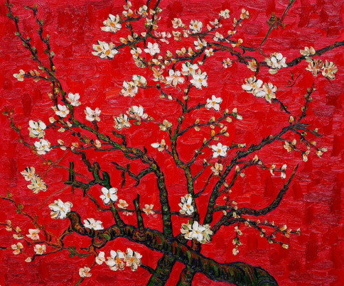 Vincent van Gogh aka Vincent Willem van Gogh (Dutch, 1853-1890, b. Zundert, Netherlands) - Almond Bl