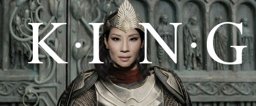 notbecauseofvictories: Lucy Liu as Aragorn Arawend, daughter of Arathorn—healer, warrior, Rang