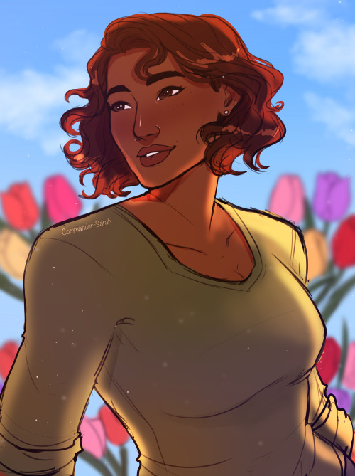 homeformyheart: tulips: nat sewell - from the wayhaven chronicles (by @seraphinitegames)final UB flo
