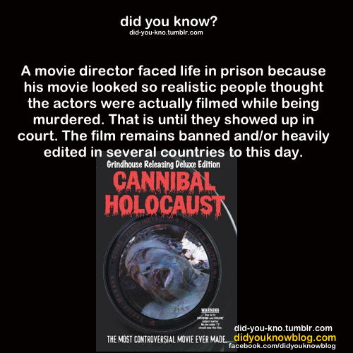 did-you-kno:  Source  I think &ldquo;A Serbian Film&rdquo;, that&rsquo;s