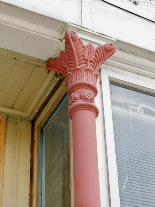 Cast Iron Pillar Painted Pink, Palouse, Washington, 2019.