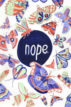 Fuckyeahillustrativeart:hannah Ziemke  Is That Supposed To Say Hope?  It Says Nope. 