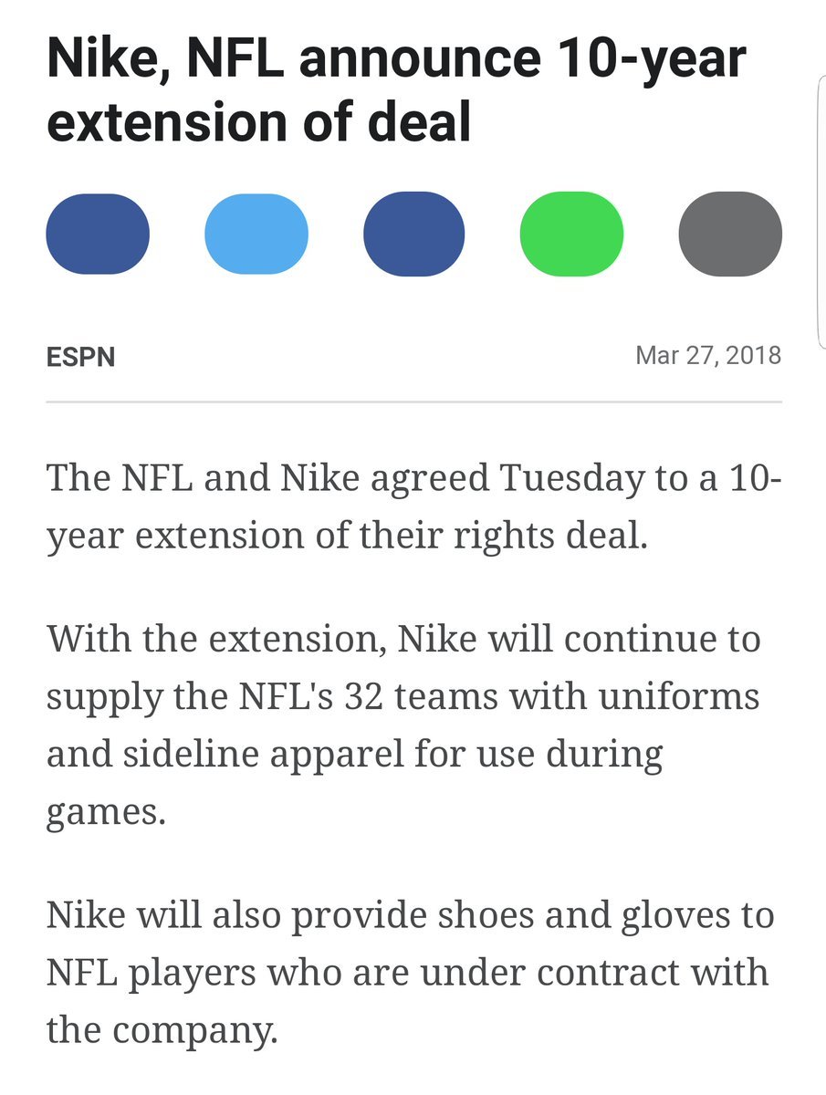 fahqu:  When asked if Nike had run the campaign by the N.F.L., a spokeswoman, Sandra