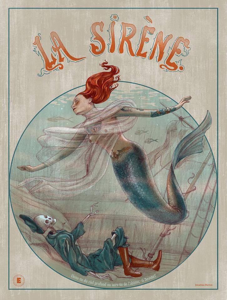 eviltender:  &lsquo;La Sirene&rsquo; by Jonathan Burton for the Evil Tender