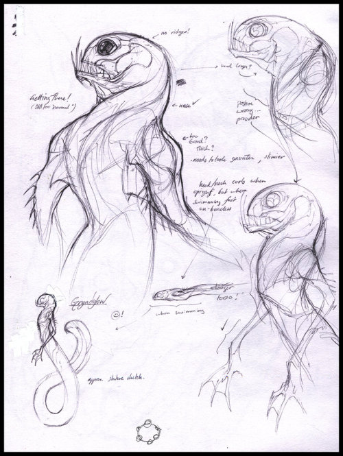 (Top to bottom) Grindylow, The Weaver, &amp; Lust by Nicholas Kole. I decided to include three p