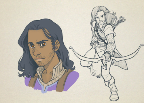 guilherme-rm: Playing D&amp;D again with more party members In order: Kep - Halfling Sorcerer (&