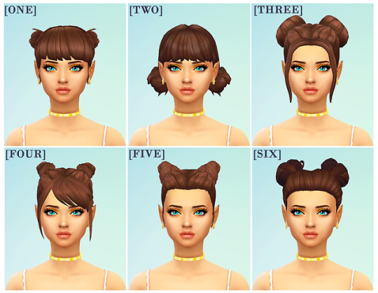 sims 4 bun with bangs sims 4 bun with bangs