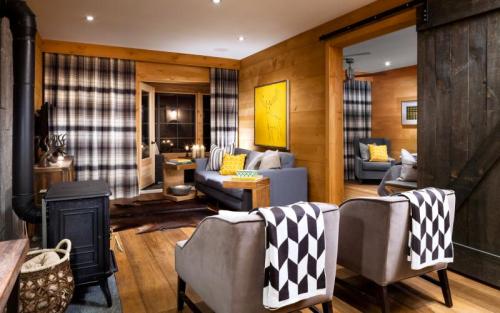 {Colin and Justin’s summer house  up in Ontario’s cottage country puts a Scottish spin o