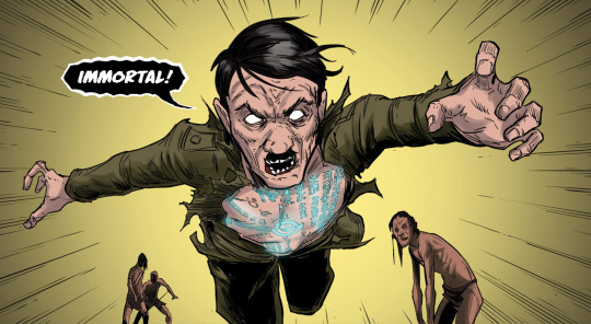 adolf hitler as a zombie