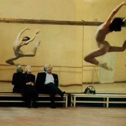 desintegro:An iconic moment captured by Mikhail Logvinov. Nikolai Tsiskaridze being coached by Galina Ulanova and Vladimir Vasiliev during the “Narcissus” rehearsal at the Bolshoi.