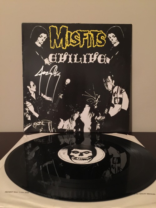 Feast your eyes upon..The Misfits Wolfsblood/Earth AD & Evilive German pressings. The Evilive is