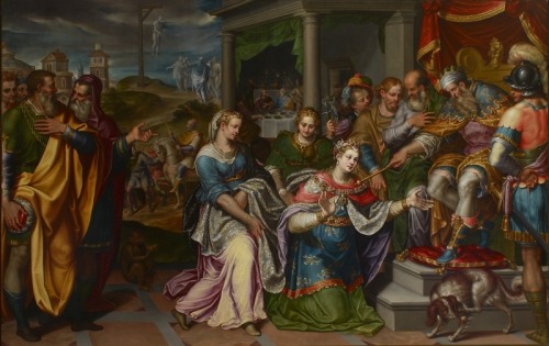 Esther and Ahasuerus, by Aurelio Luini, Pinacoteca Civica, Como.