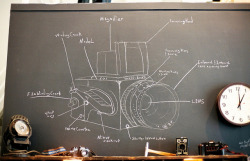 adorus:  Hasselblad 501cm Chalk Diagram at Levis Workshop  by Shawn Hoke on Flickr.