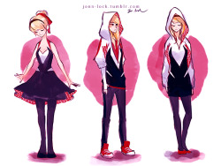 jonn-lock:  A simple Gwen Stacy doodles!